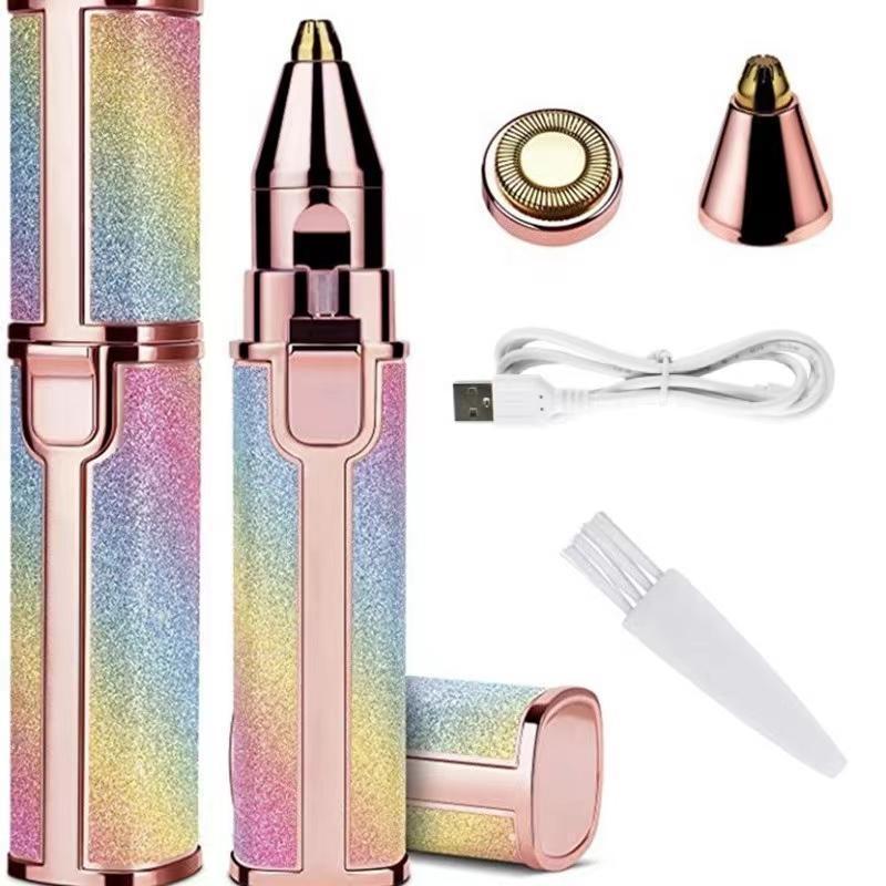 2 in 1 Facial Hair Remover | Eyebrow Trimmer | Rechargeable | Free Gift Card 🎁