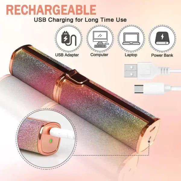 2 in 1 Facial Hair Remover | Eyebrow Trimmer | Rechargeable | Free Gift Card 🎁