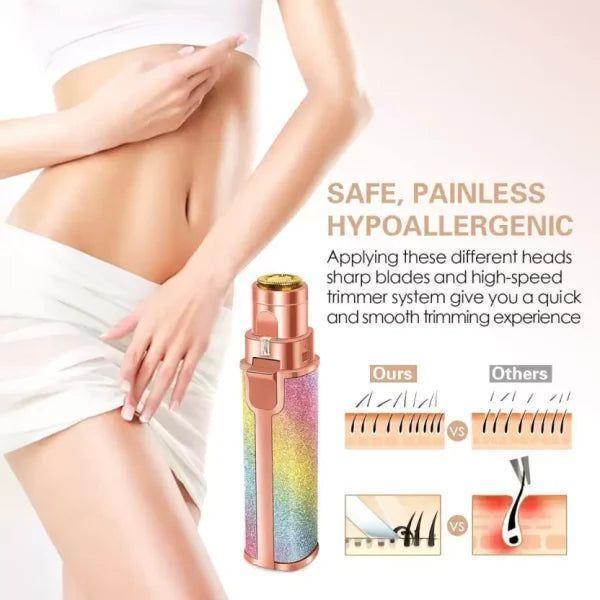 2 in 1 Facial Hair Remover | Eyebrow Trimmer | Rechargeable | Free Gift Card 🎁