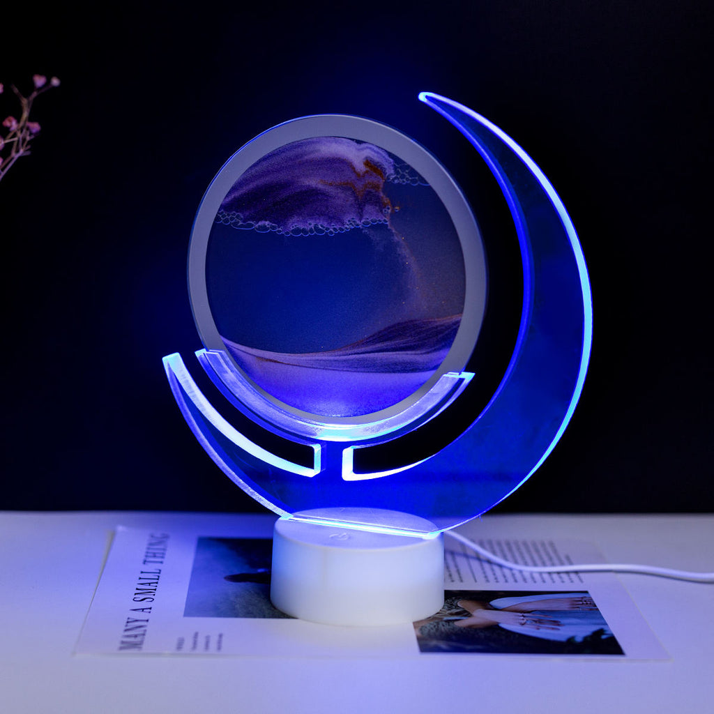 Abstract Art 3D Moving Sand Art