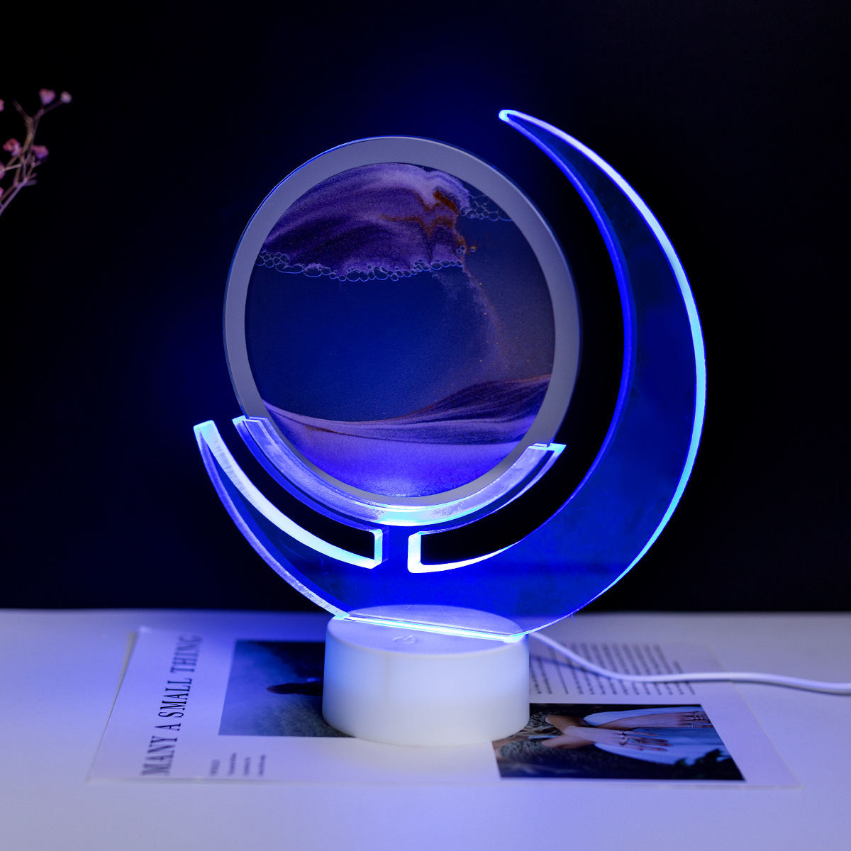 Abstract Art 3D Moving Sand Art