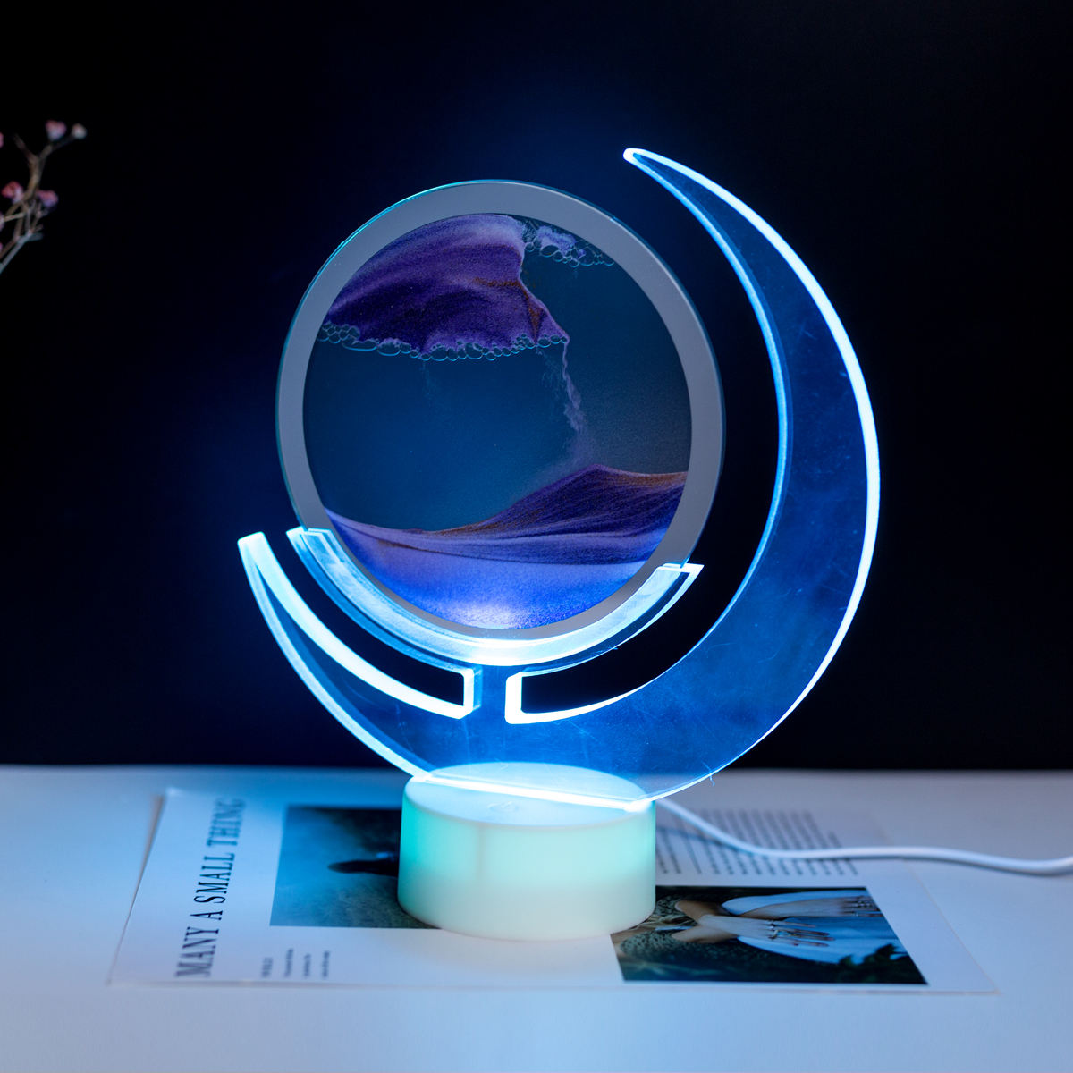 Abstract Art 3D Moving Sand Art