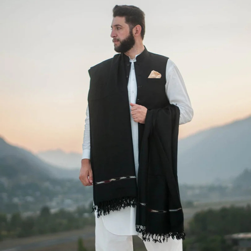 1 PC Men Woolen Shawl سردیوں کا بہترین تحفہ