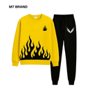 2 Pcs Mens Polyester Printed Track Suit