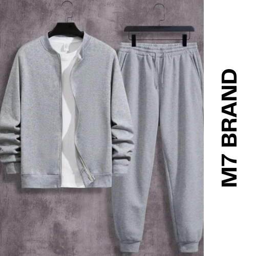 2 Pcs Mens Polyester Printed Track Suit