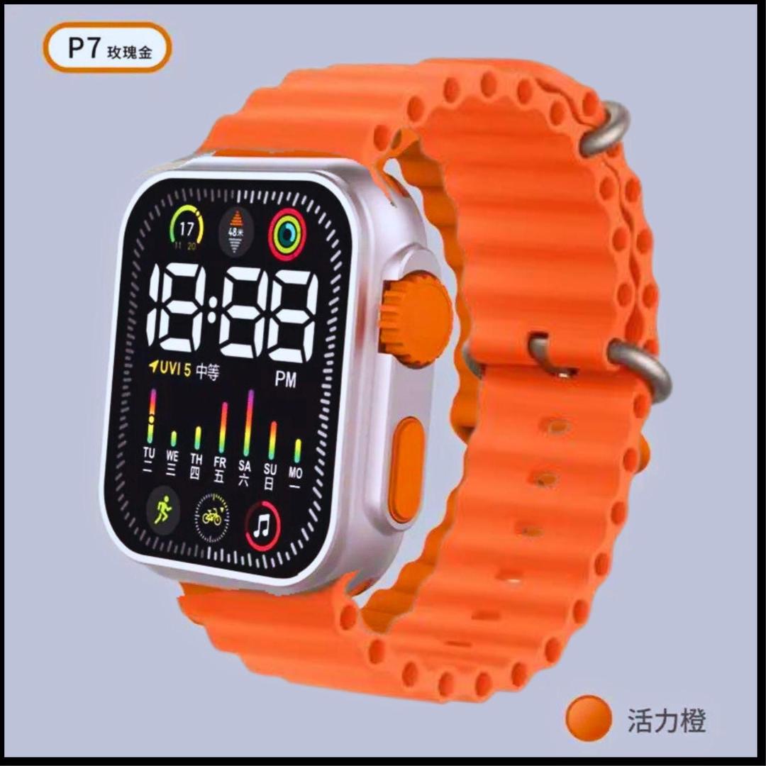 Silicon Strap Digital Display watch